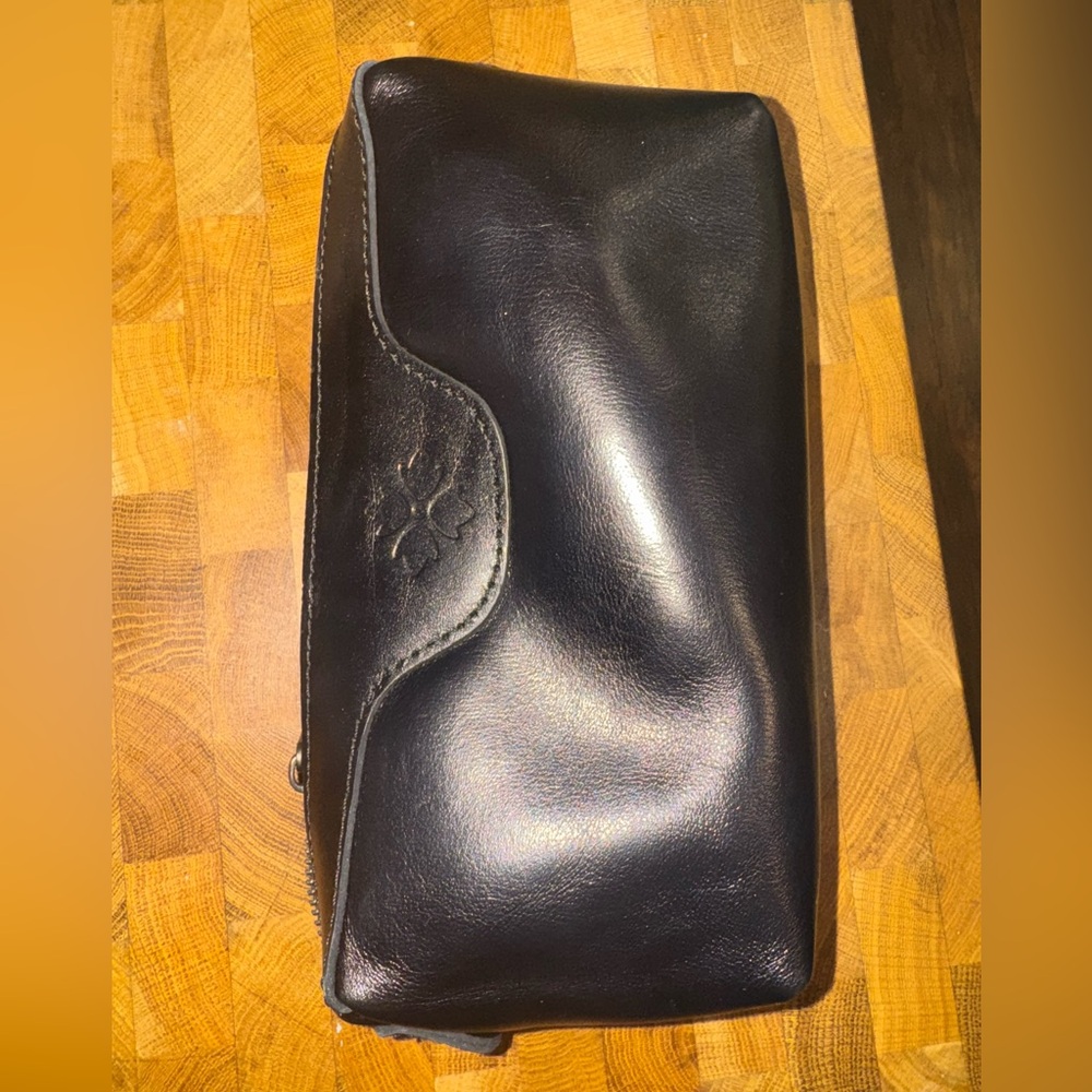 Patricia Nash Black Leather Crossbody Bag